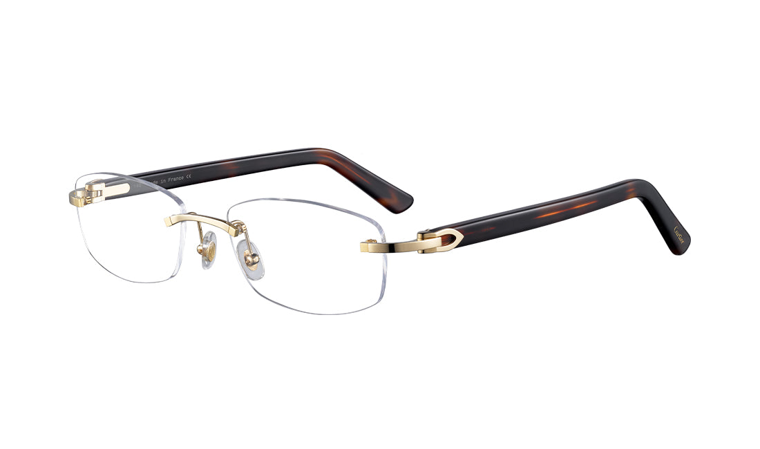 Cartier 0048O Luxury Sunglasses for Men & Women - UV Protection, Polarized Lenses - Perfect for Driving, Beach & Outdoor Activities