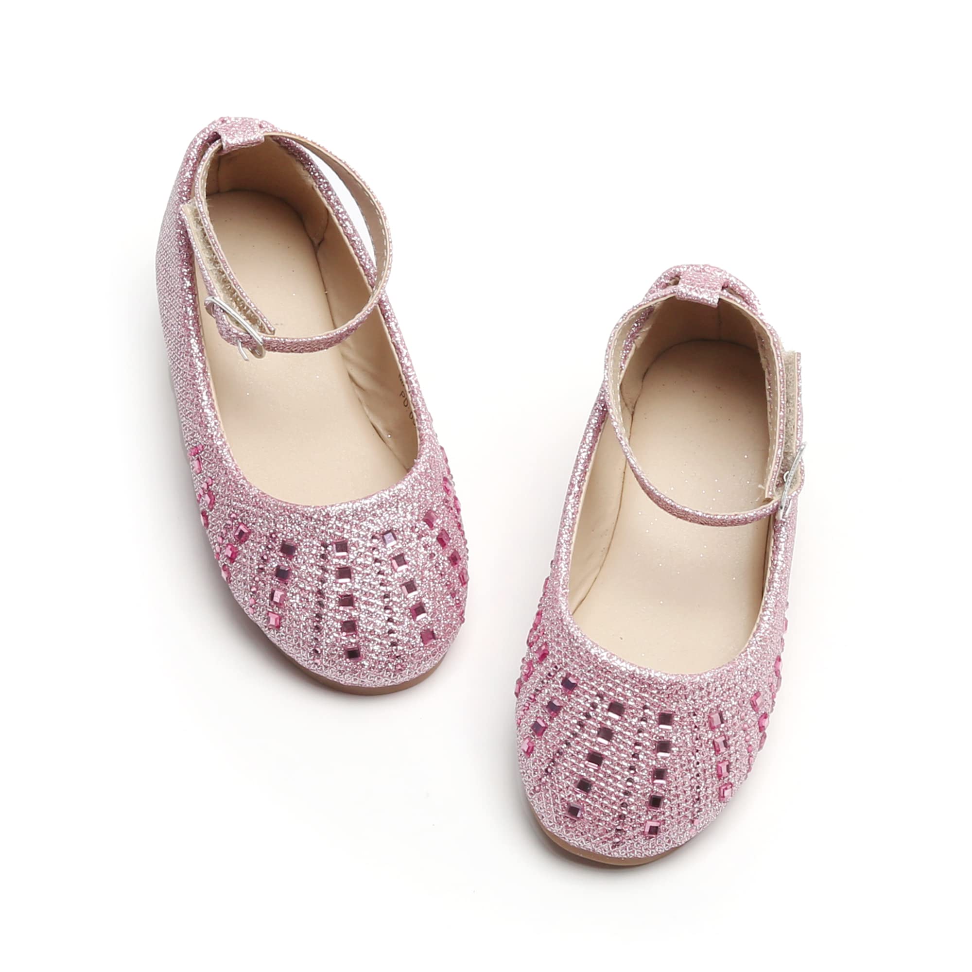 Felix & Flora Toddler Flower Girl Dress Shoes - Girls Ballet Flats for Wedding, Party & School | Comfortable & Stylish Toddler Shoes for Special Occasions