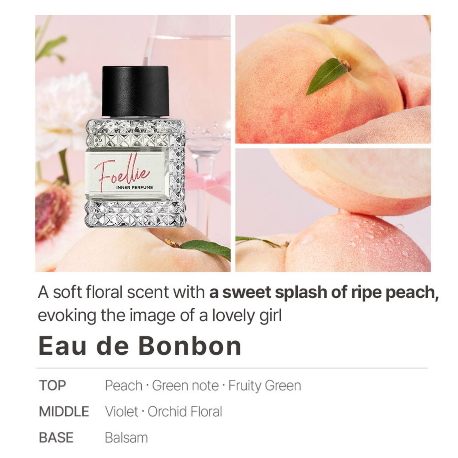 Eau de Bonbon Women's Perfume for Underwear & Lingerie - 10ml Floral Scented Fragrance for Daily Wear & Special Occasions