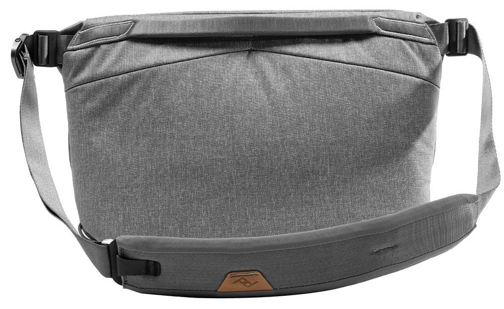 Peak Design Everyday Sling V2 (10L) - Waterproof Camera Bag for DSLR & Mirrorless - Compact Crossbody Sling Pack for Travel, Hiking & Urban Commute - Ash Color