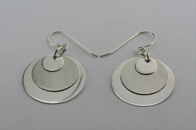 Polished Matte Polka Dot Disc Earrings - Trendy Dangle Earrings for Women, Perfect for Parties, Weddings & Everyday Wear