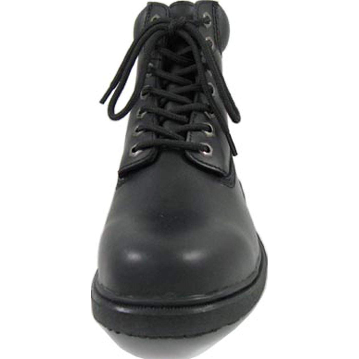 760-10W Women's Black Plain EE Width Boots - Comfortable & Stylish for Work, Outdoor & Casual Wear