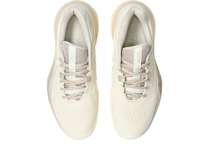 ASICS Women's Gel Resolution X Tennis Shoes - Cream/Mineral Beige | Lightweight Performance Court Sneakers for Women | Perfect for Tennis Matches & Casual Wear