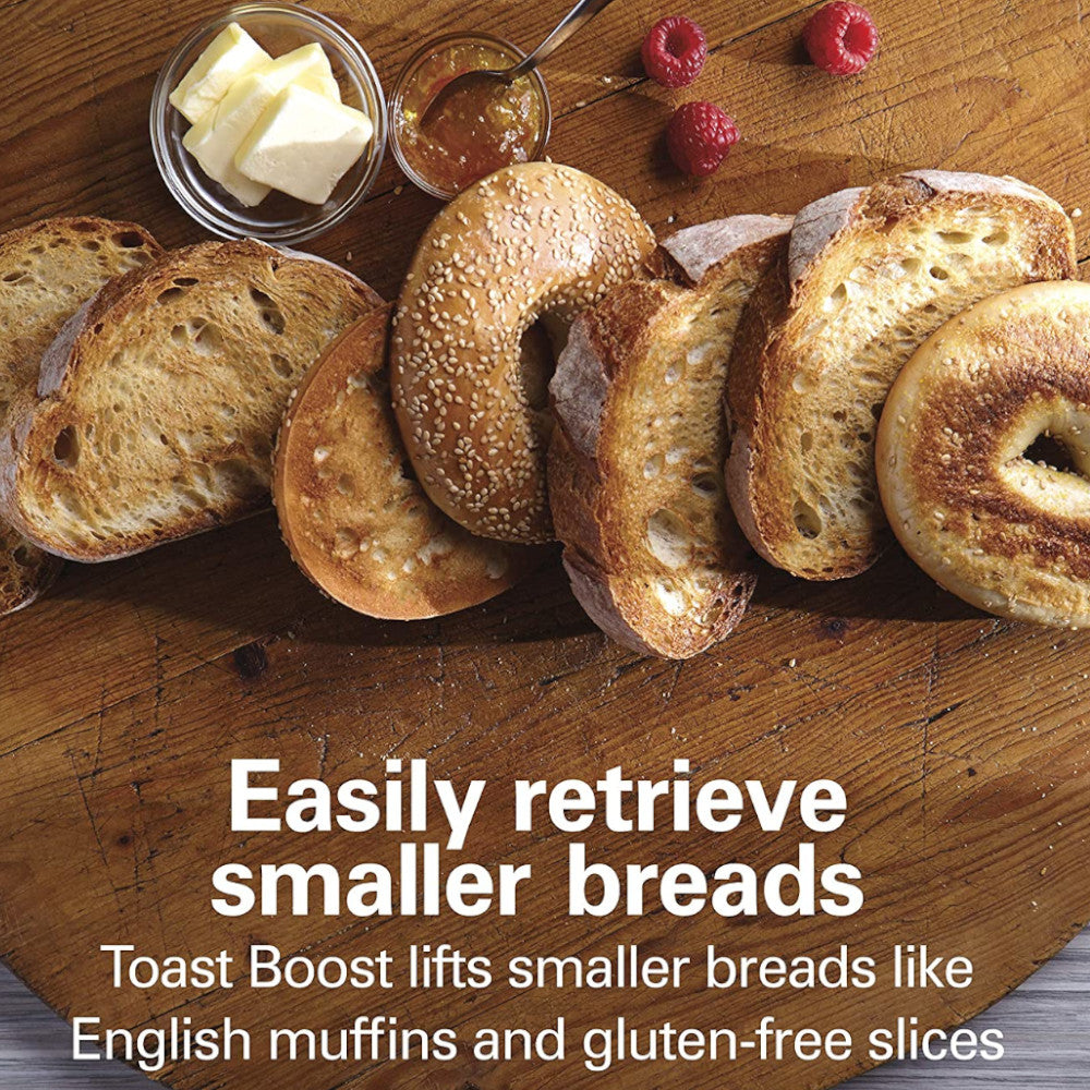 Hamilton Beach 2-Slice Toaster with Warm Mode 22810C - Perfect for Breakfast, Bagels & Quick Snacks