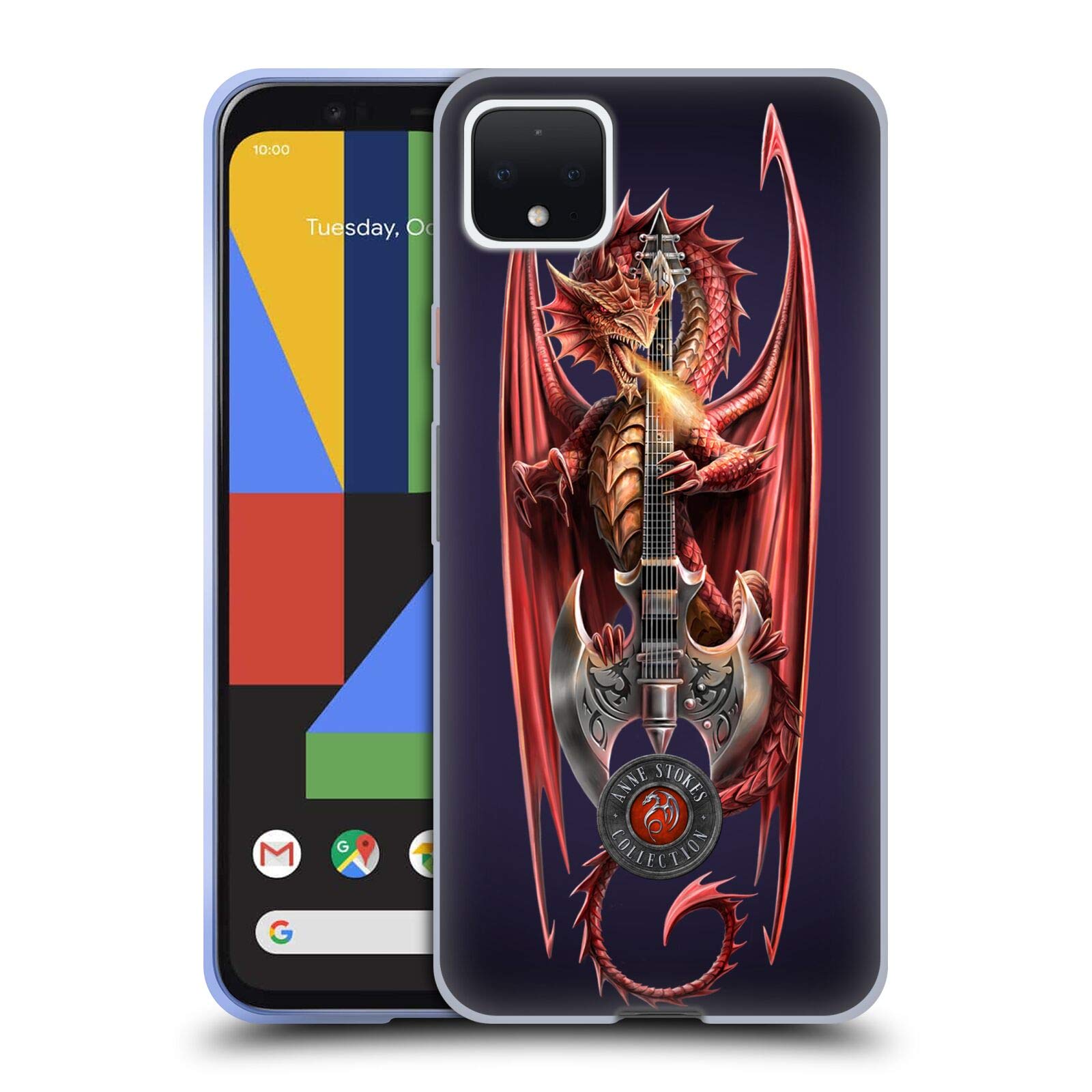 Anne Stokes Power Chord Dragons Case for Google Pixel 4 XL - Stylish Protection for Music Lovers