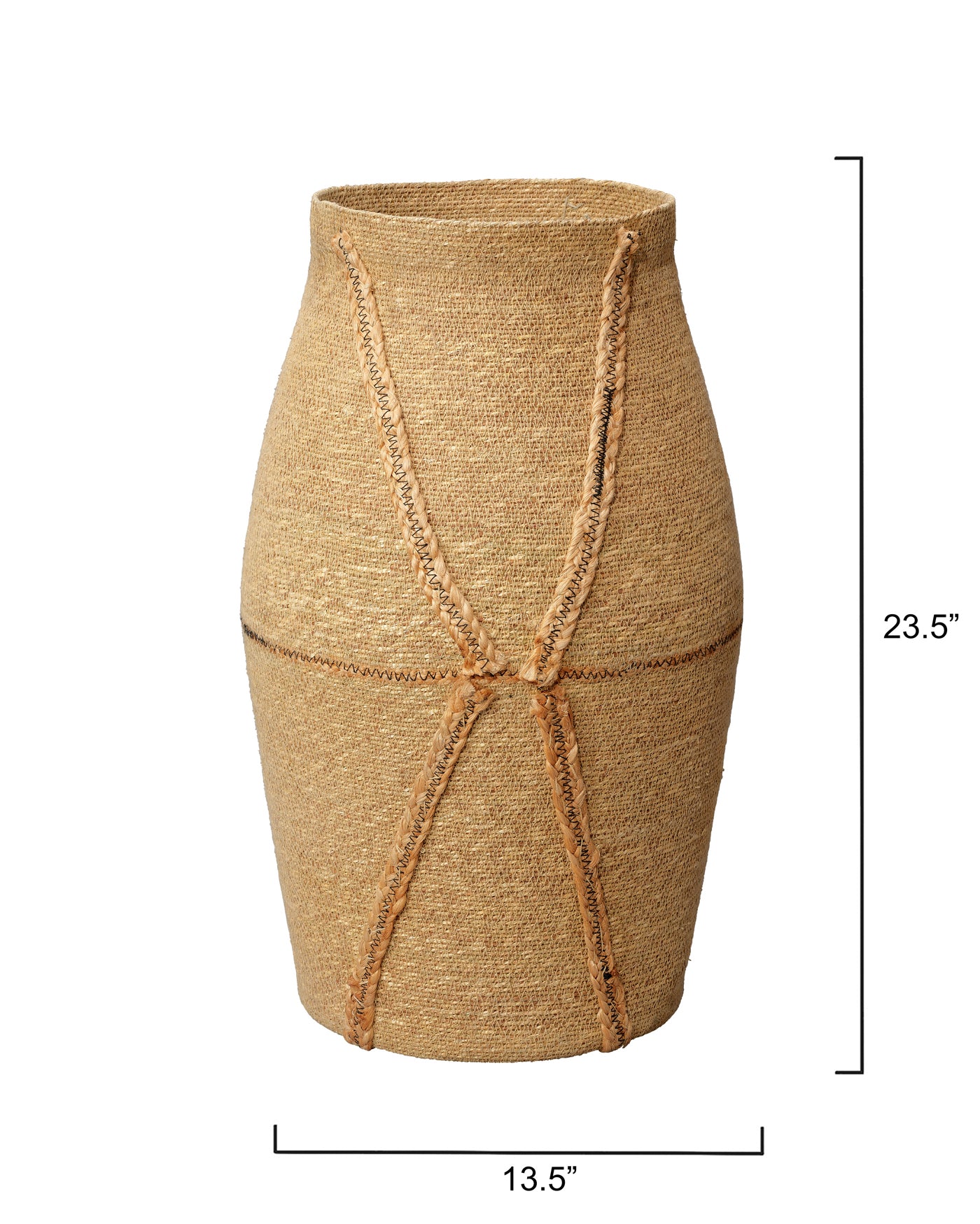 Dragonfly Basket - Handwoven Natural Rattan Storage Basket for Home Decor, Organizer, Laundry, Toys | Perfect for Living Room, Bedroom, Bathroom & Nursery