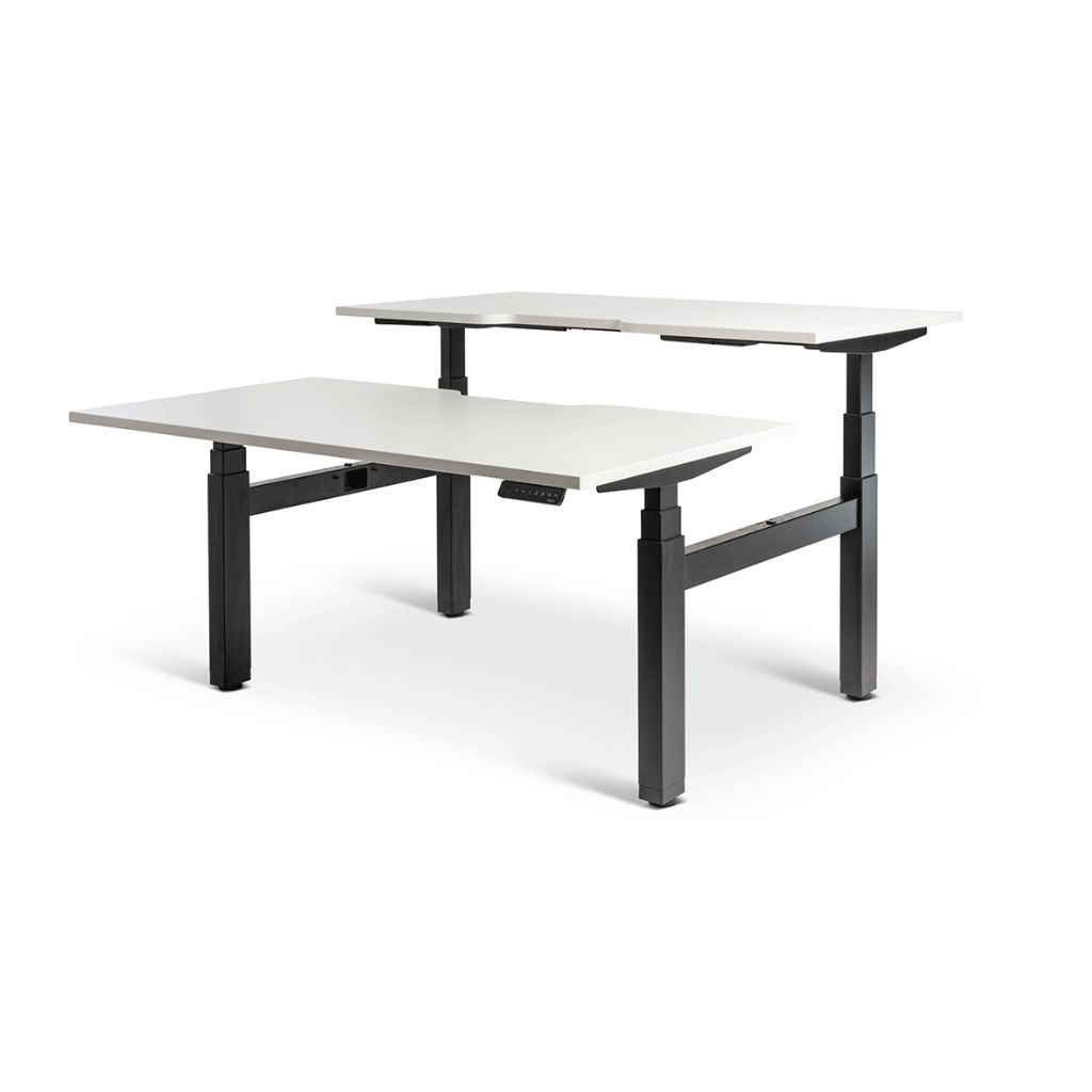 Electric Height Adjustable Standing Desk - Ergonomic Home & Office Workspace Solution for Shared Spaces