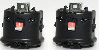 Original Nintendo Wii Motion Plus Adapter (Black, Set of 2) - Compatible with Wii Remote Controller - Renewed - Perfect for Wii Sports, Mario Kart & Motion-Controlled Games