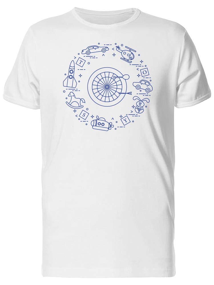 Circle Tee Men's Toy Set - Trendy Graphic T-Shirt for Casual Wear & Gifts | Perfect for Everyday Outfits, Parties & Collectors