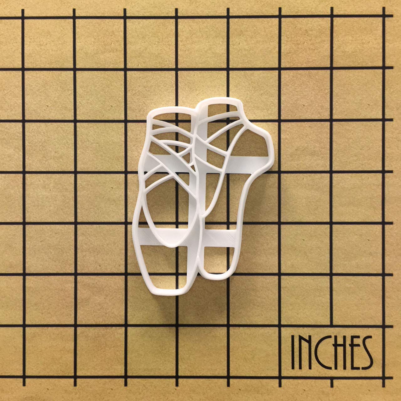 Ballet Shoe Cookie Cutter - 1 Piece Stainless Steel Baking Tool for Ballet-Themed Cookies, Cupcakes & Desserts | Perfect for Ballet Parties, Dance Recitals & Baking Enthusiasts