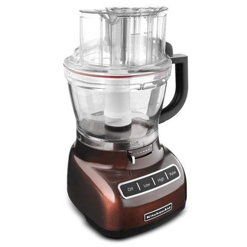 KitchenAid 13-Cup Die-Cast Metal Food Processor - Certified Renewed | Powerful Chopping, Slicing & Shredding for Home Cooking & Meal Prep