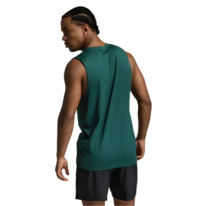 2XU Men's Motion Soft Jersey Training Tank Top - Lightweight, Breathable Workout Shirt for Running, Gym & Fitness Training