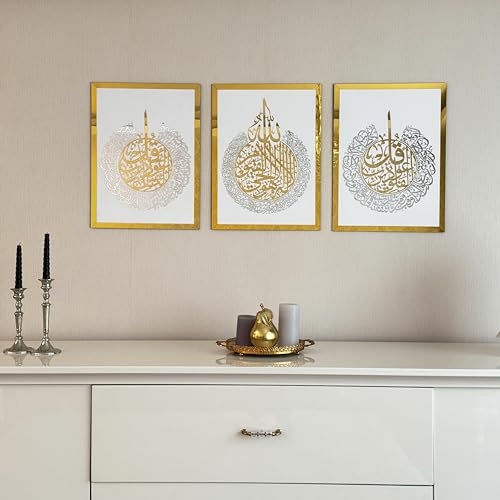 Gold&Silver on White