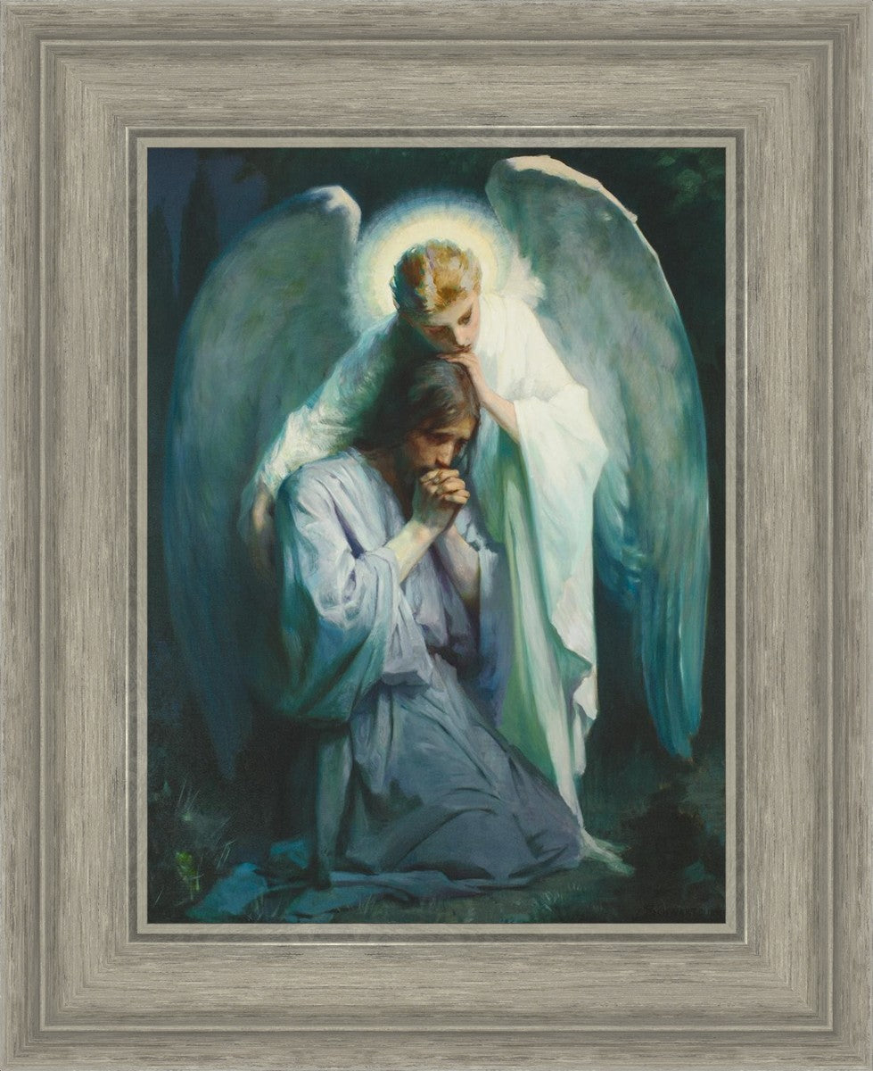 Agony in the Garden - Religious Art Print - Biblical Wall Decor for Home, Church & Office - Jesus Christ Prayer Scene - Christian Gift Idea