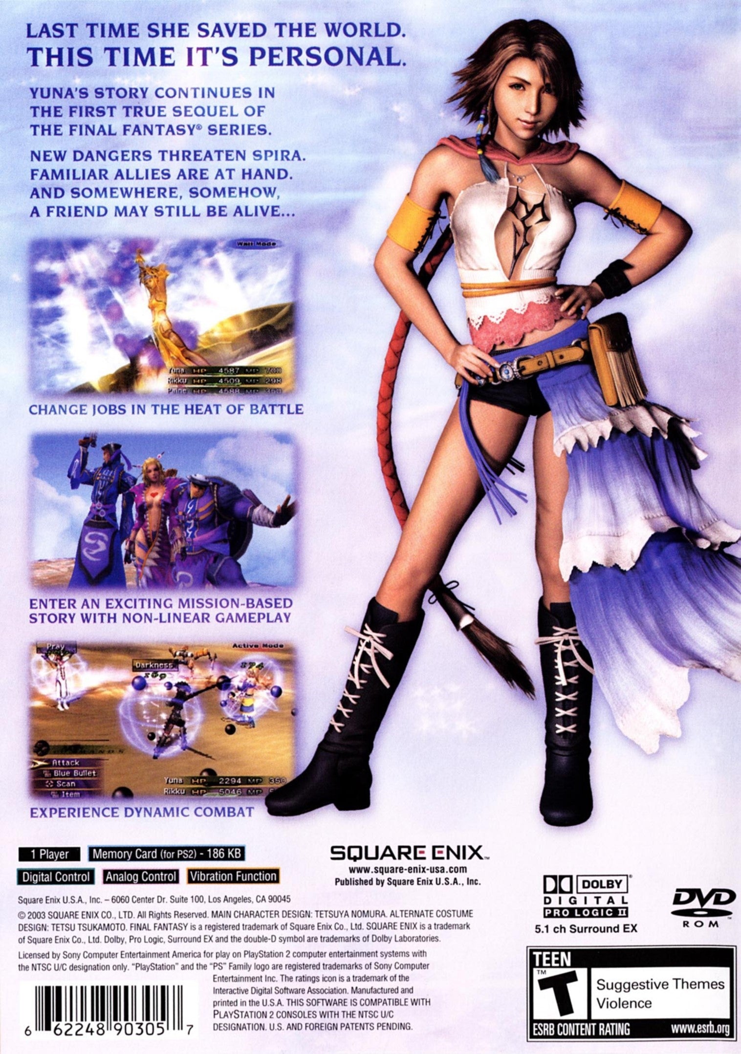 Final Fantasy X-2 HD Remaster - PlayStation 4 | Classic JRPG Game with Enhanced Graphics | Perfect for Fans and New Players | Great for Gaming Nights and Collectors