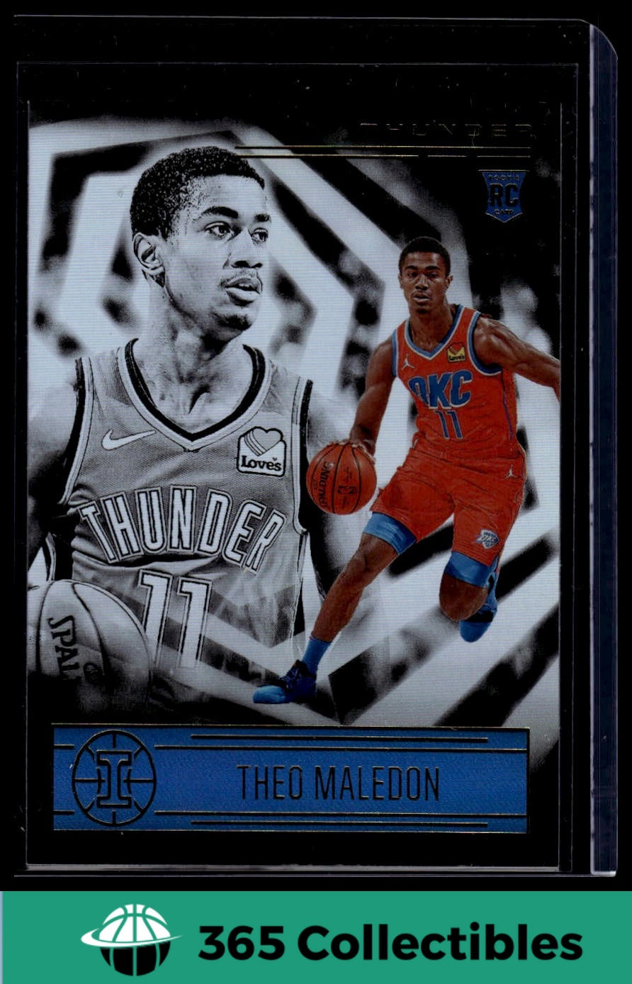 2020-21 Panini Illusions Theo Maledon #163 Rookie Card - Oklahoma City Thunder NBA Basketball Trading Card - Perfect for Collectors, Investors & Fantasy Sports Fans