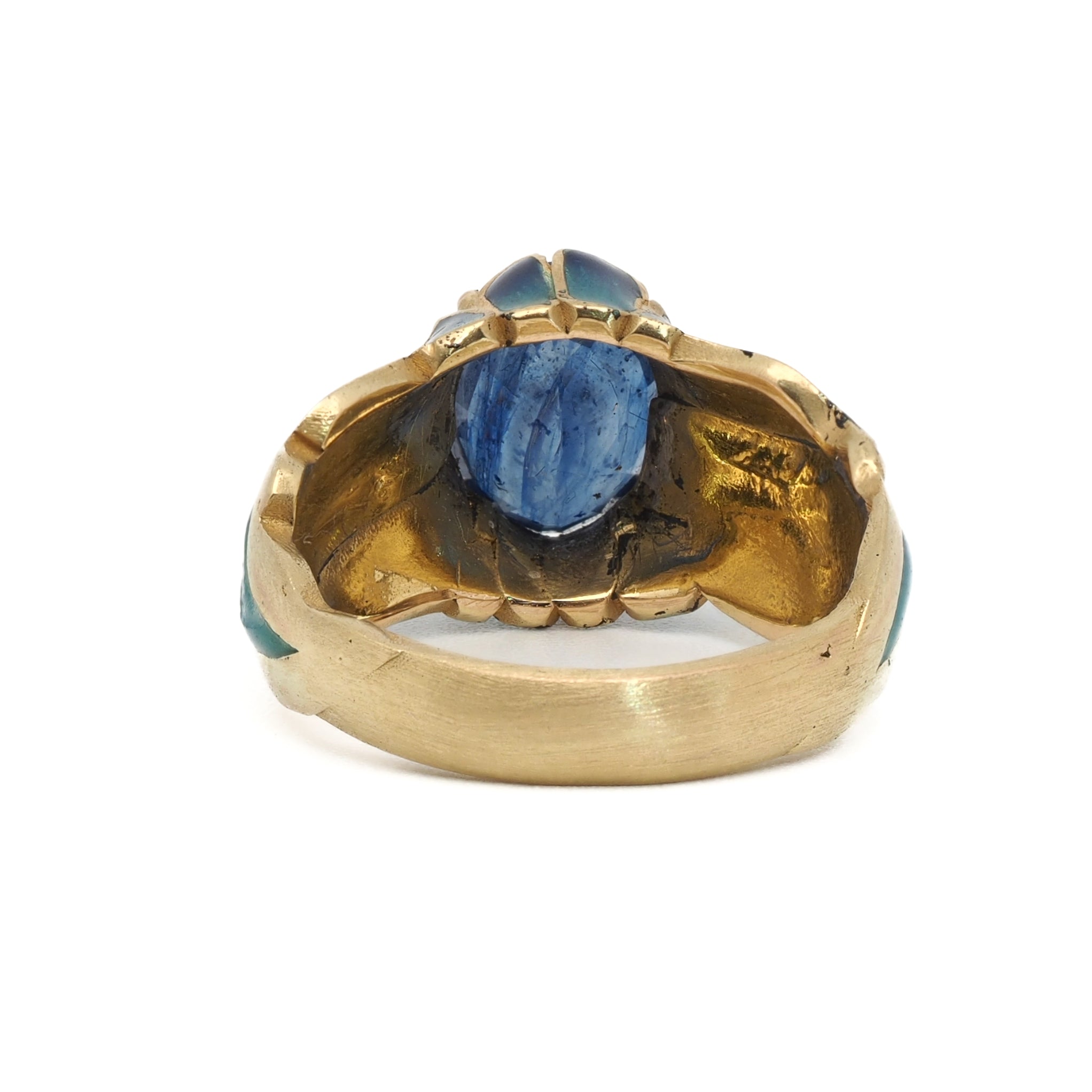 Exquisite Sapphire Flame Ring – Elegant Blue Gemstone Jewelry for Women | Perfect for Weddings, Anniversaries & Special Occasions
