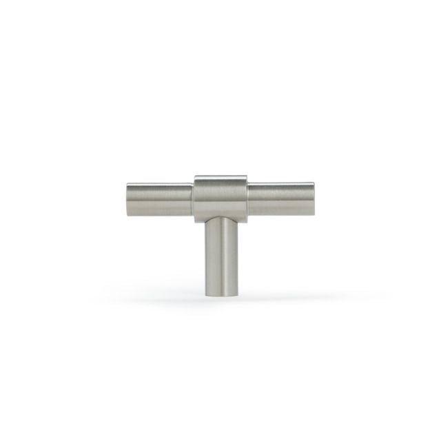 50mm Castella Coast T Knob - Satin Stainless Steel Cabinet Handle for Kitchen, Bathroom & Furniture - Durable & Stylish Hardware Upgrade