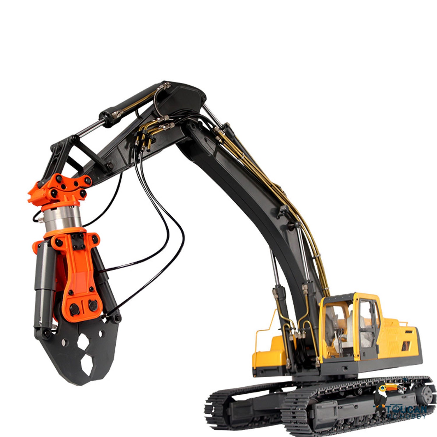 Pre Order JDM 1/14 EC360 RC Hydraulic Excavator - Radio Controlled Electric Digger Toy with FlySky PL18 ESC & Servo Motor - Ready-to-Run (RTR) Ultimate Edition V2 - Perfect for Construction Enthusiasts & RC Hobbyists
