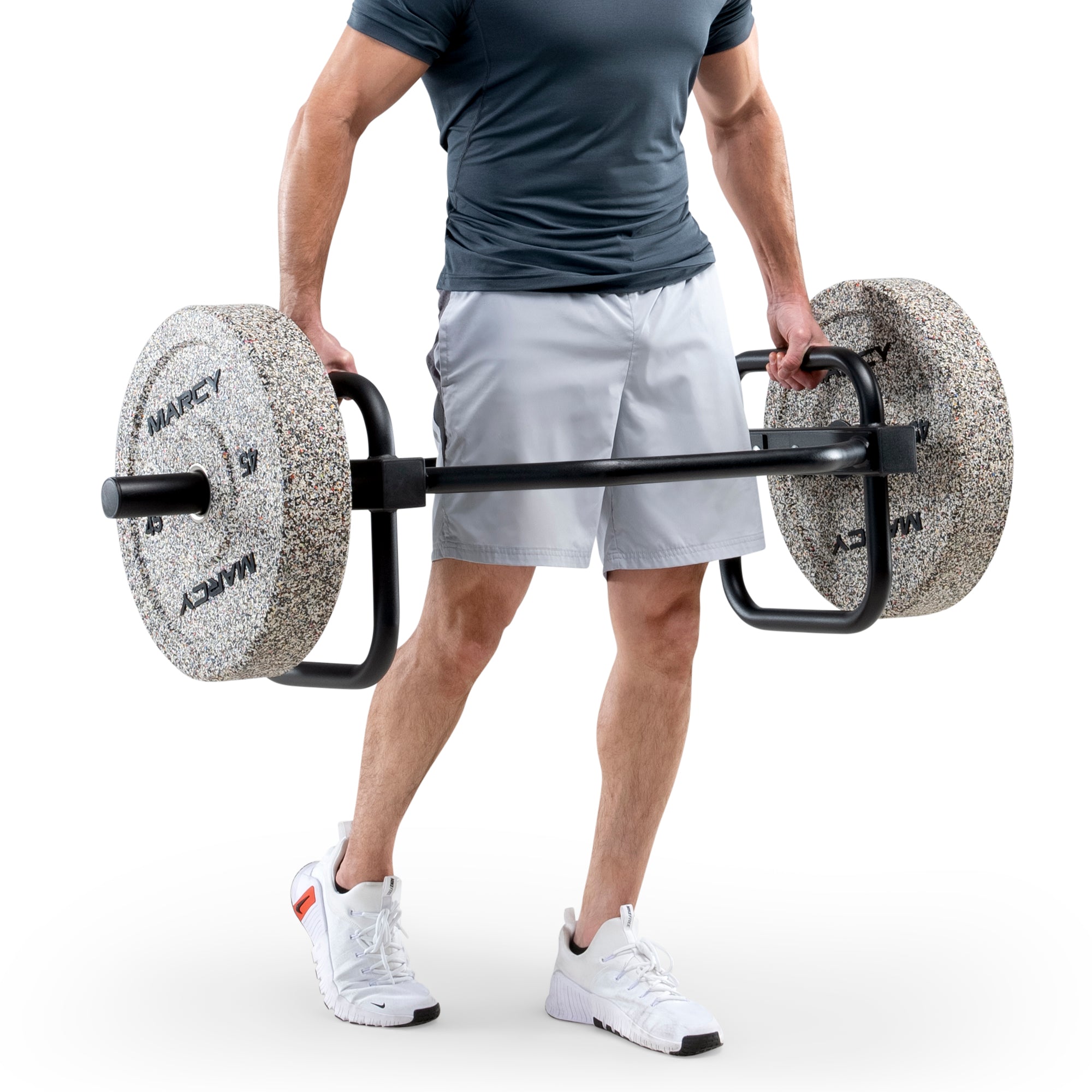 45LB Olympic Rubber Bumper Plate - MCBP 045 - Durable Weight Plates for CrossFit, Powerlifting & Home Gym Training