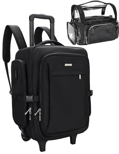 6-Black with makeup brush case