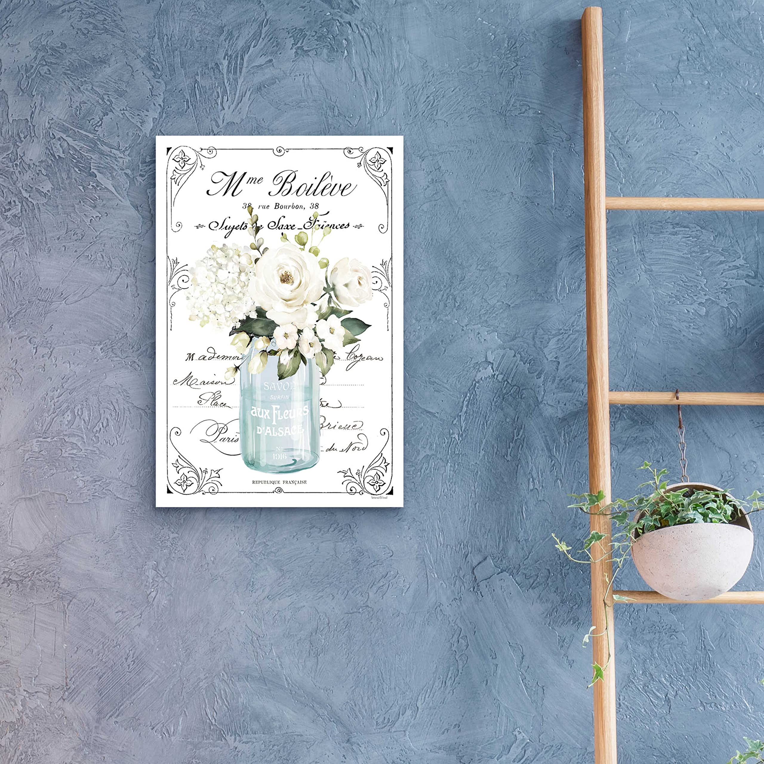 French Bathroom Wall Art Set II - 16