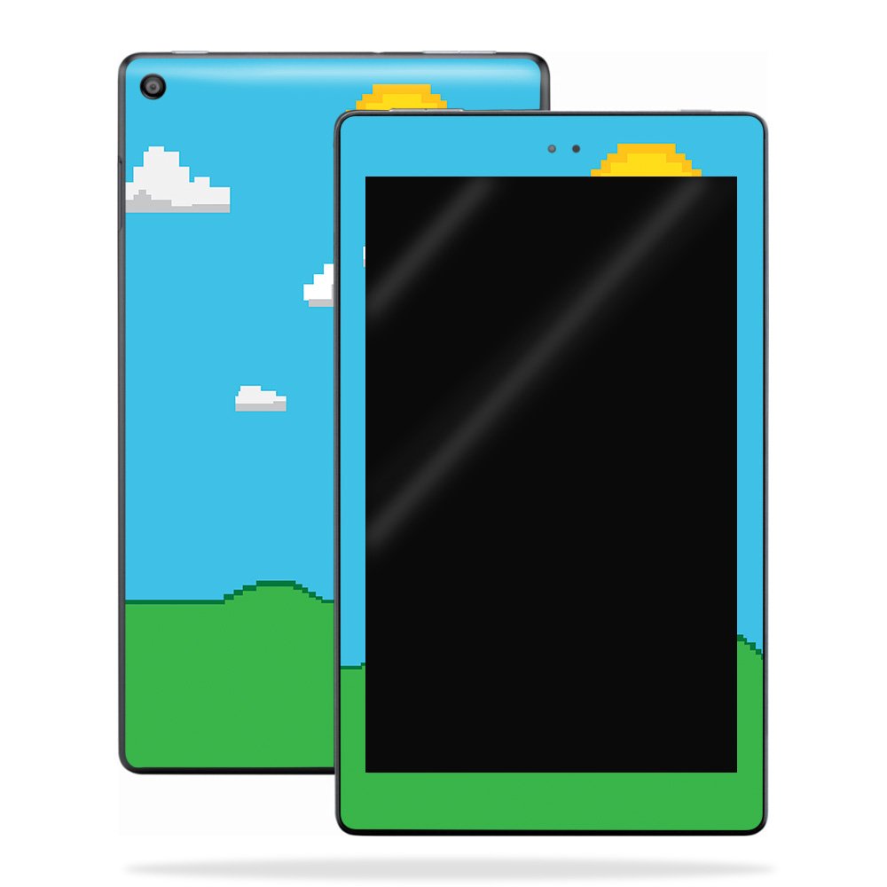 MightySkins Vinyl Decal Wrap Cover for Amazon Kindle Fire HD 10 (2017) - Gamer Landscape Design | Protective Durable Skin | Easy to Apply & Remove | Made in USA | Perfect for Gaming, Travel & Everyday Use