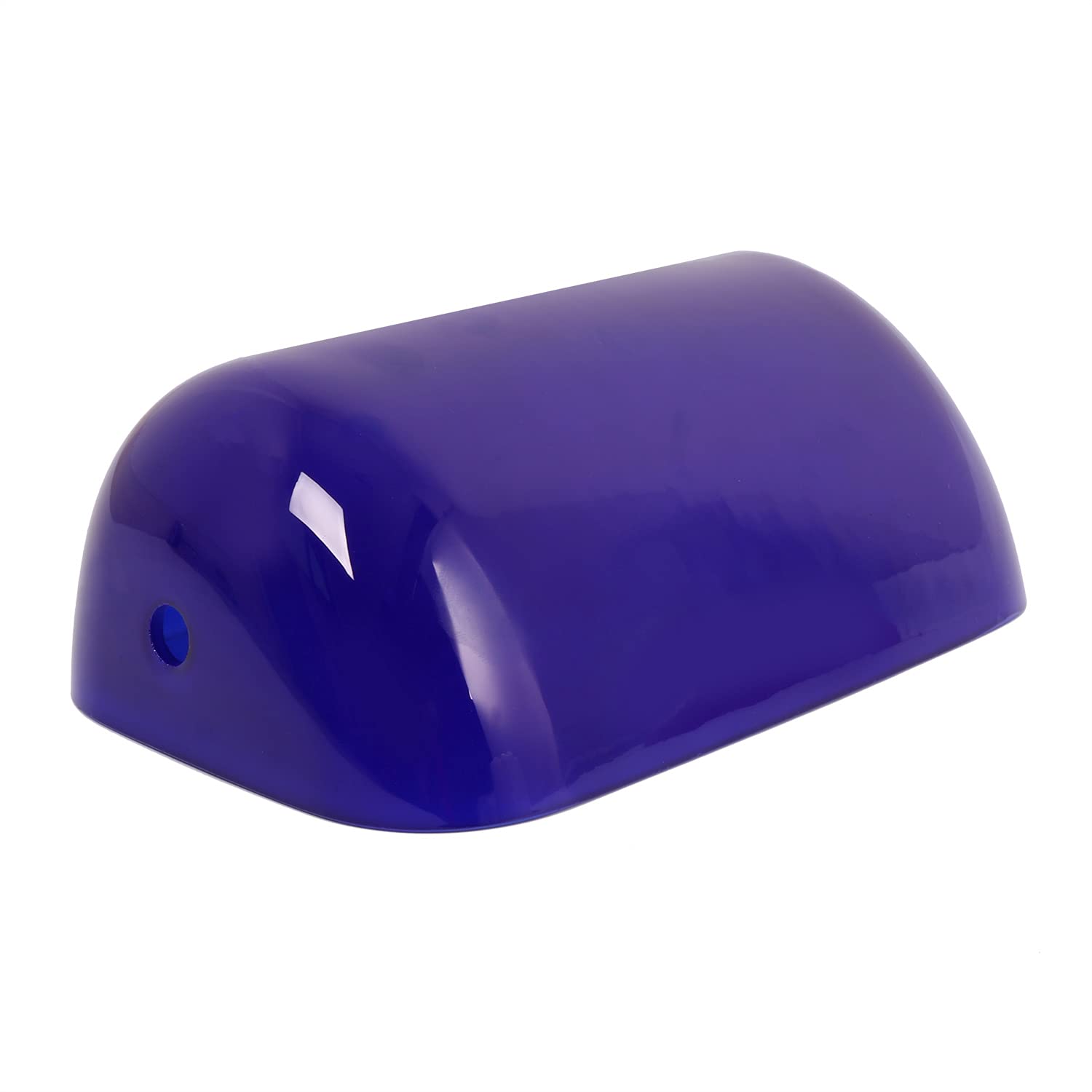 Anmire Blue Glass Bankers Lamp Shade Replacement - 8.6