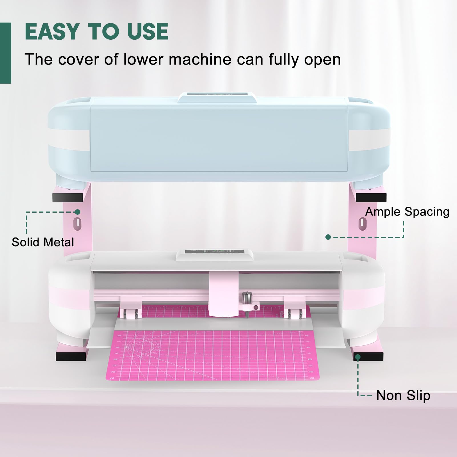 2-in-1 Stand Legs for Cricut Maker 3/Maker/Explore 3/Explore Air 2 - Dual Machine Operation & Craft Room Organizer - Perfect for Scrapbooking, Vinyl Cutting & DIY Craft Projects