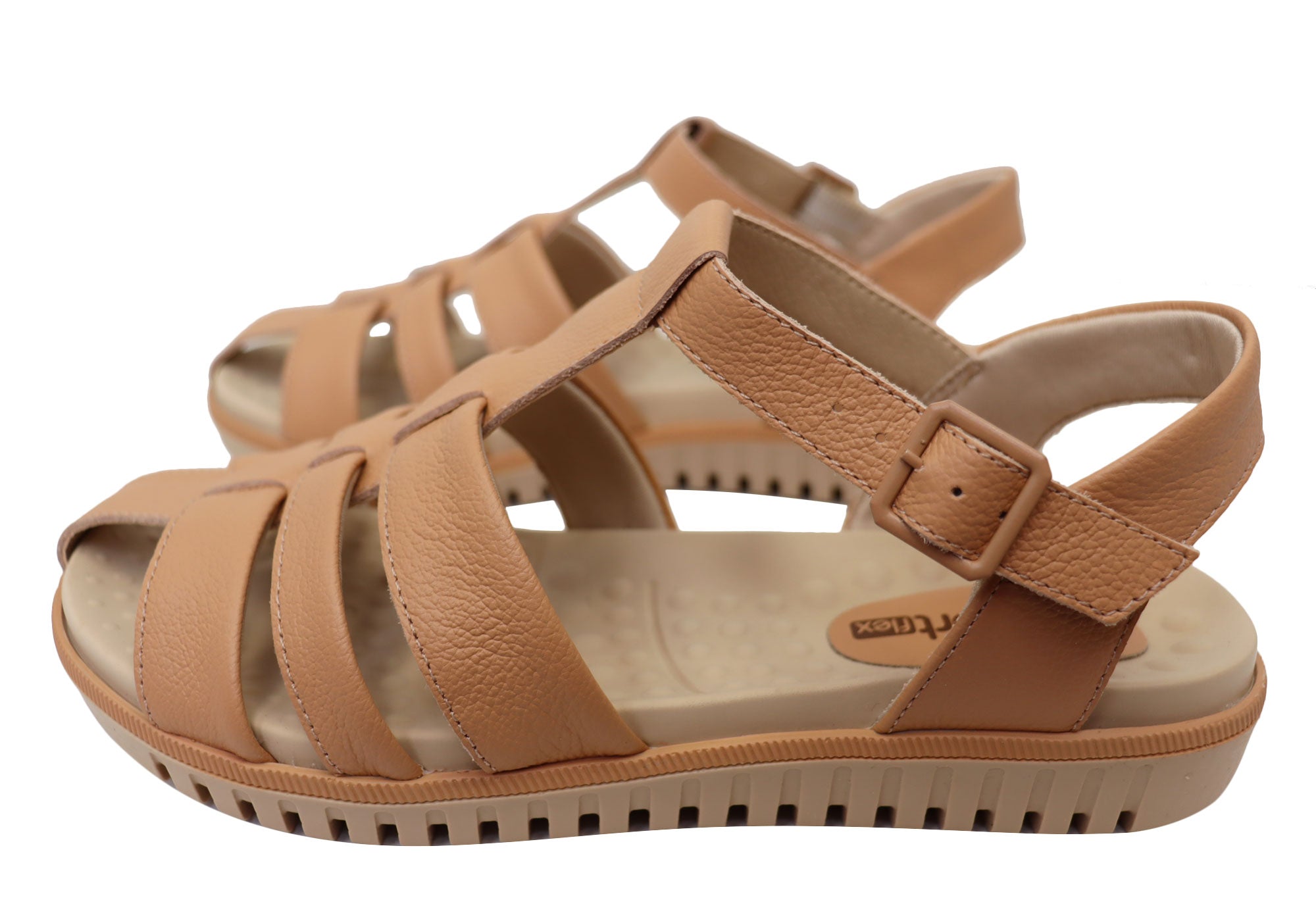Comfortflex Kelly Women's Comfortable Leather Sandals - Handmade in Brazil | Perfect for Summer, Beach & Casual Outings