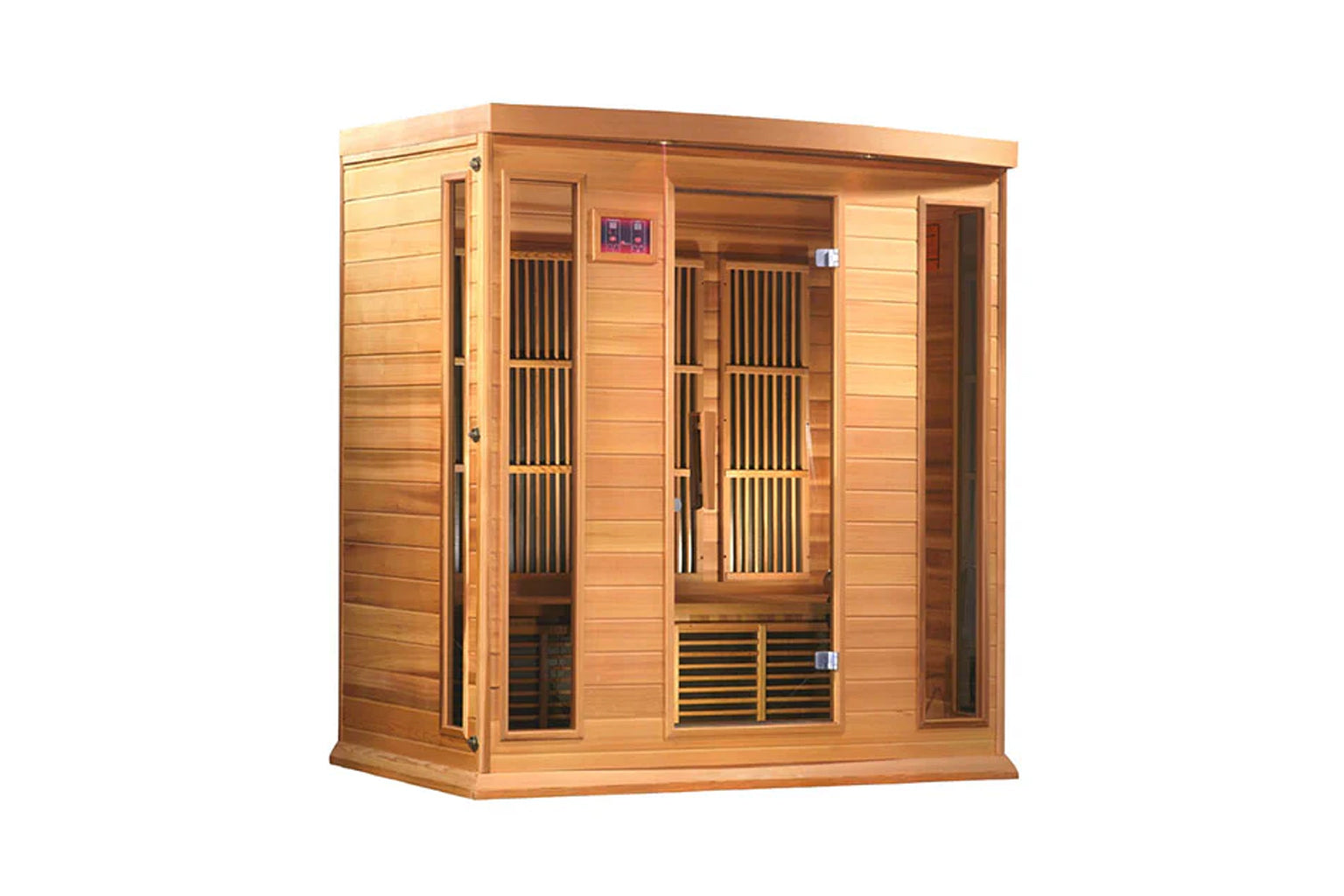 Maxxus Montilemar Edition 3 Person Low EMF FAR Infrared Sauna for Home Relaxation & Detox - Perfect for Wellness & Muscle Recovery