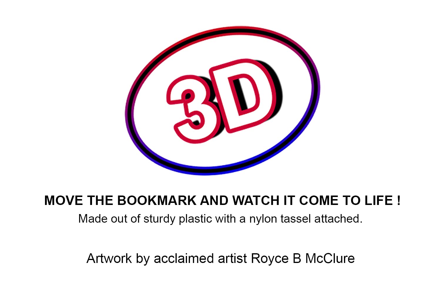 3D Royce Bookmark - Elegant Red Rose Design - Perfect for Book Lovers, Gifts & Reading Accessories | Artgame