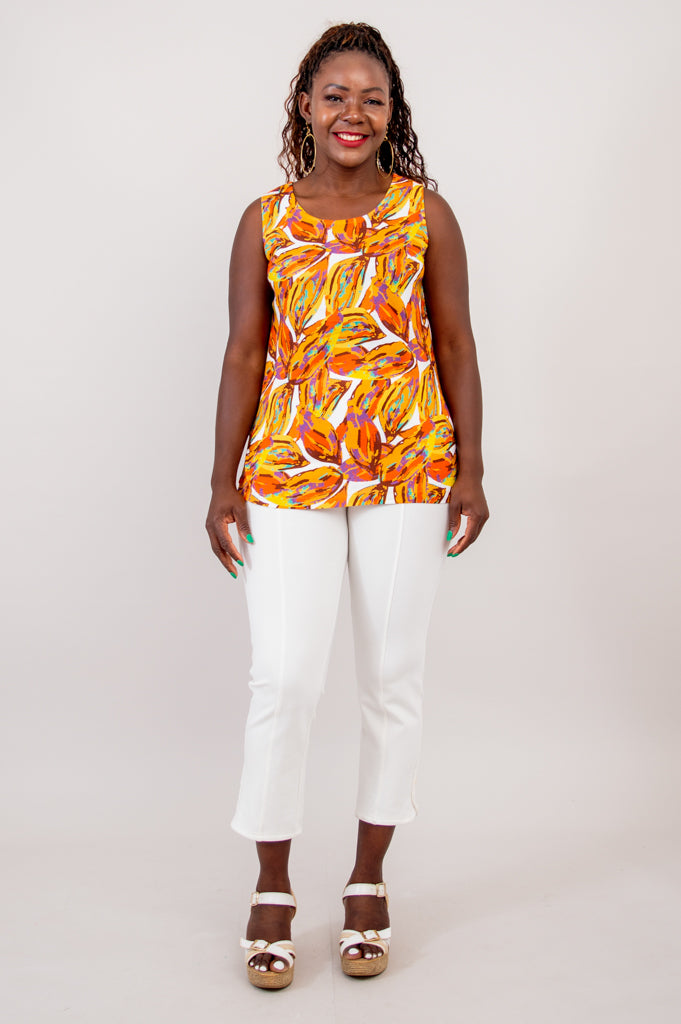 Dena Tank Top for Women - Soft Linen Bamboo Blend - Breathable & Comfortable Summer Tops - Perfect for Yoga, Beach, and Casual Wear