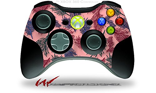 XBOX 360 Controller Skin - Floating Coral Pink Decal for Gaming Protection