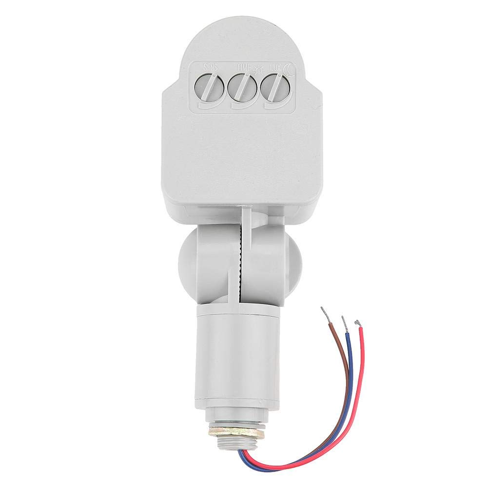 Easy to Install High Sensitivity Motion Sensor Switch for LED Floodlights - Professional Body Motion Detector, Durable Home Security Light Switch (Indoor/Outdoor Use)