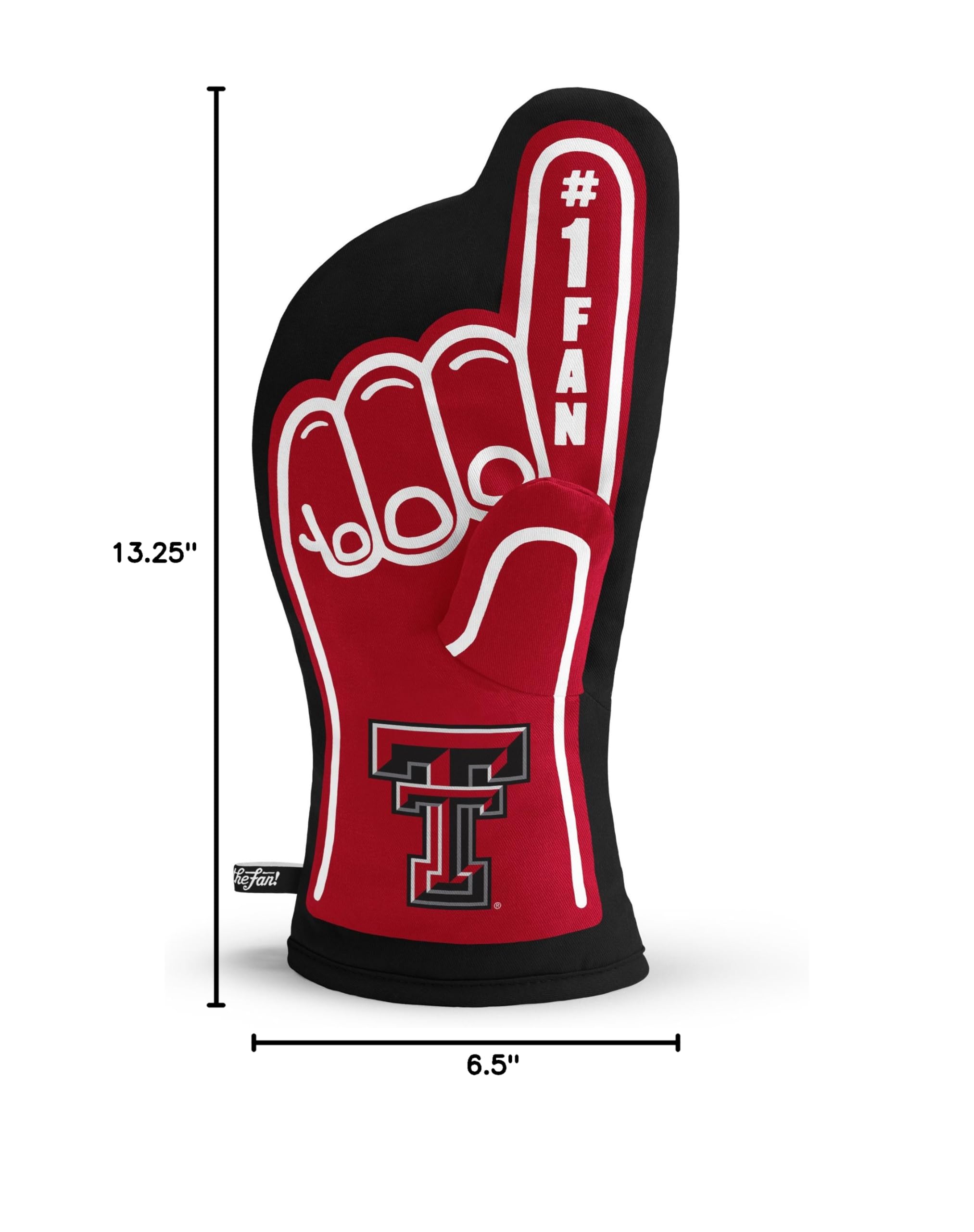 YouTheFan NCAA #1 Oven Mitt - Heat Resistant Kitchen Glove for Baking, Grilling & Cooking - Perfect for College Sports Fans & Home Chefs