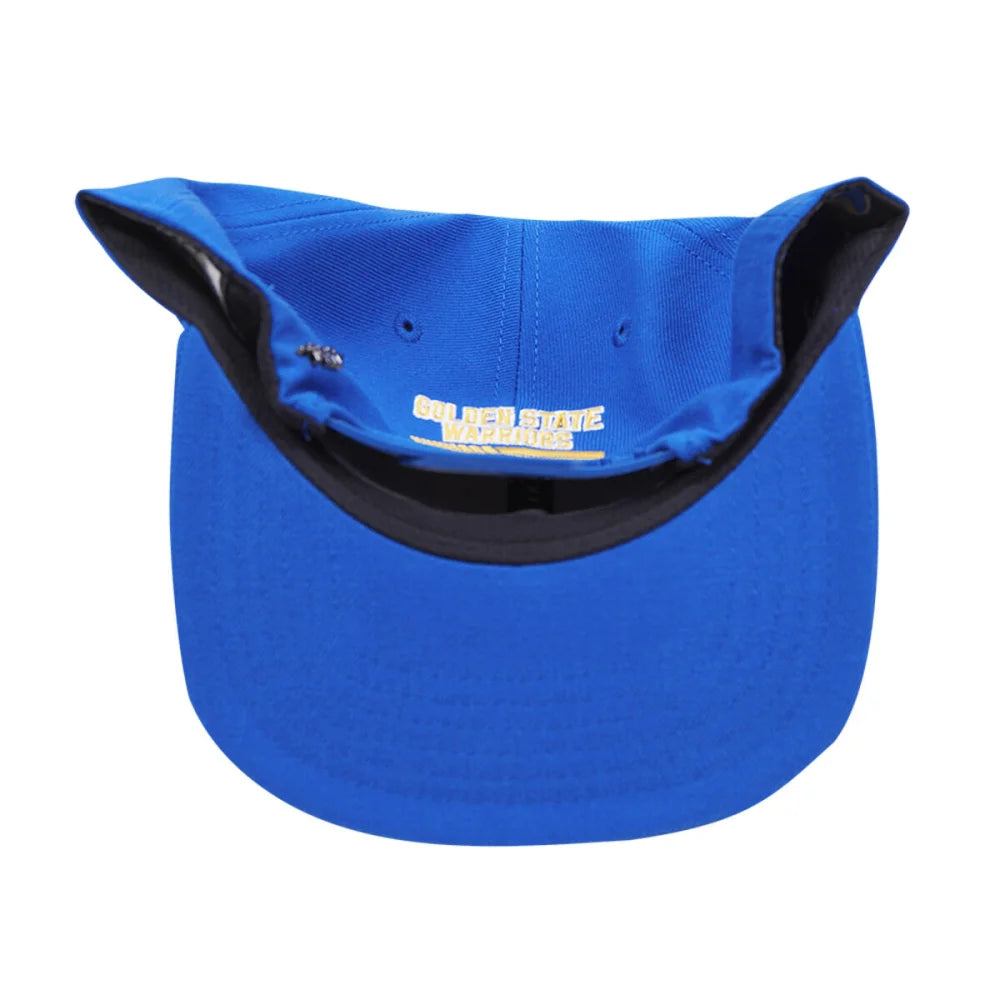 Golden State Warriors Unisex Snapback Hat - Pro Standard Fast Lane Wool Cap for Men & Women - Perfect for Basketball Games, Streetwear, and Sports Fans (Royal Blue)