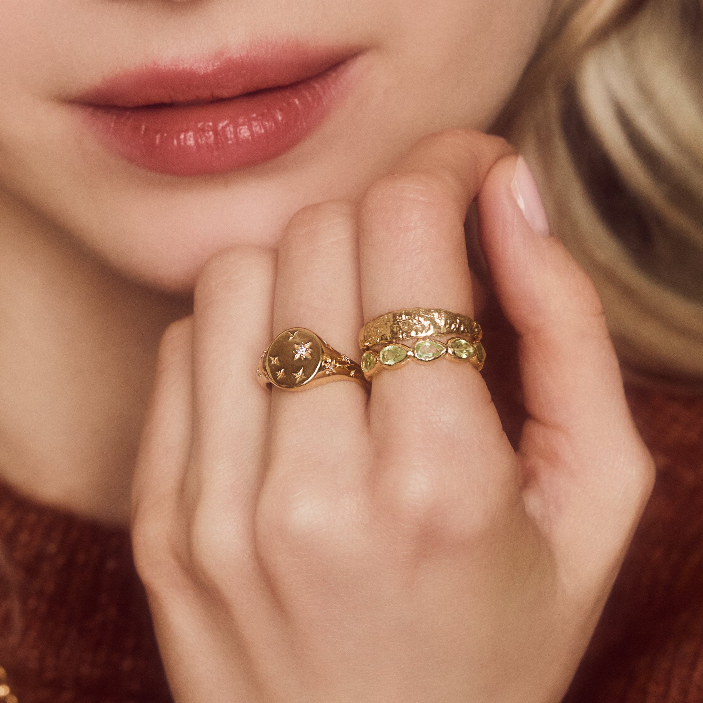 Elegant Marnie Peridot Pear Eternity Ring | Dainty Green Gemstone Wedding Band for Women | Perfect for Anniversaries, Engagements & Special Occasions
