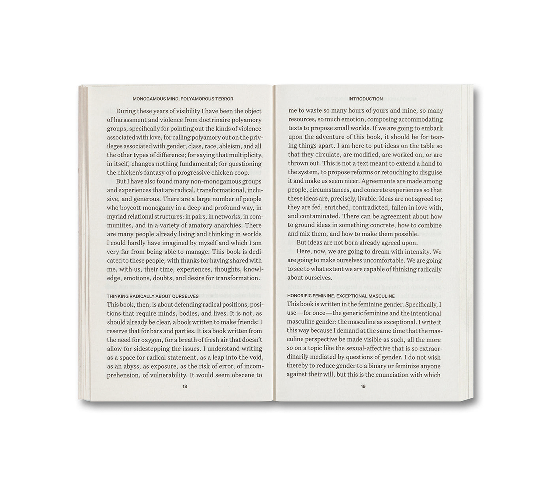 MONOGAMOUS MIND, POLYAMOROUS TERROR by Brigitte Vasallo - Relationship Exploration Book on Modern Love & Non-Monogamy - Perfect for Couples Therapy, Polyamory Discussions, and Social Psychology Studies