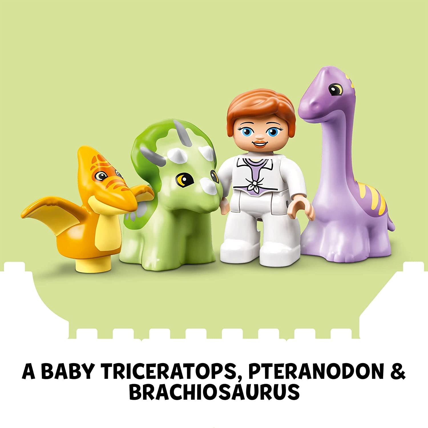 LEGO DUPLO Jurassic World Dinosaur Nursery 10938 - Building Blocks Toy for Toddlers with Baby Dinosaurs - Perfect for Pretend Play & Early Learning Development