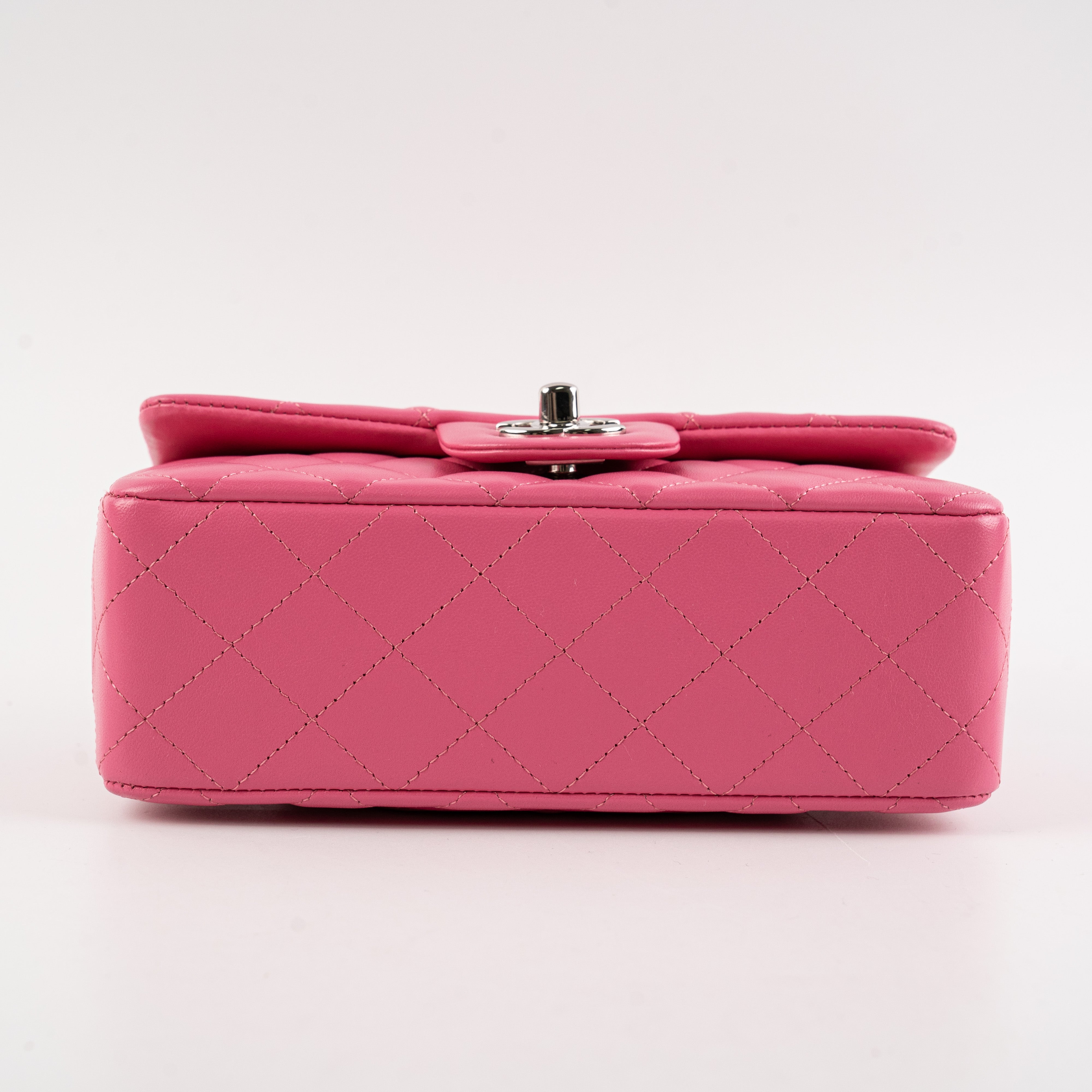 Chanel Mini Rectangle Lambskin Pink Crossbody Bag - Luxury Designer Handbag for Women | Perfect for Date Night, Parties & Special Occasions