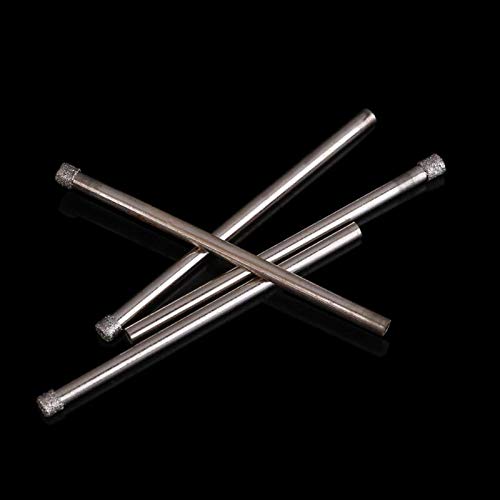 Diamond Coated Drill Bits 3mm - 10 Piece Hole Saw Core Drill Set for Glass, Tile & Ceramic - Perfect for DIY Projects & Home Renovations