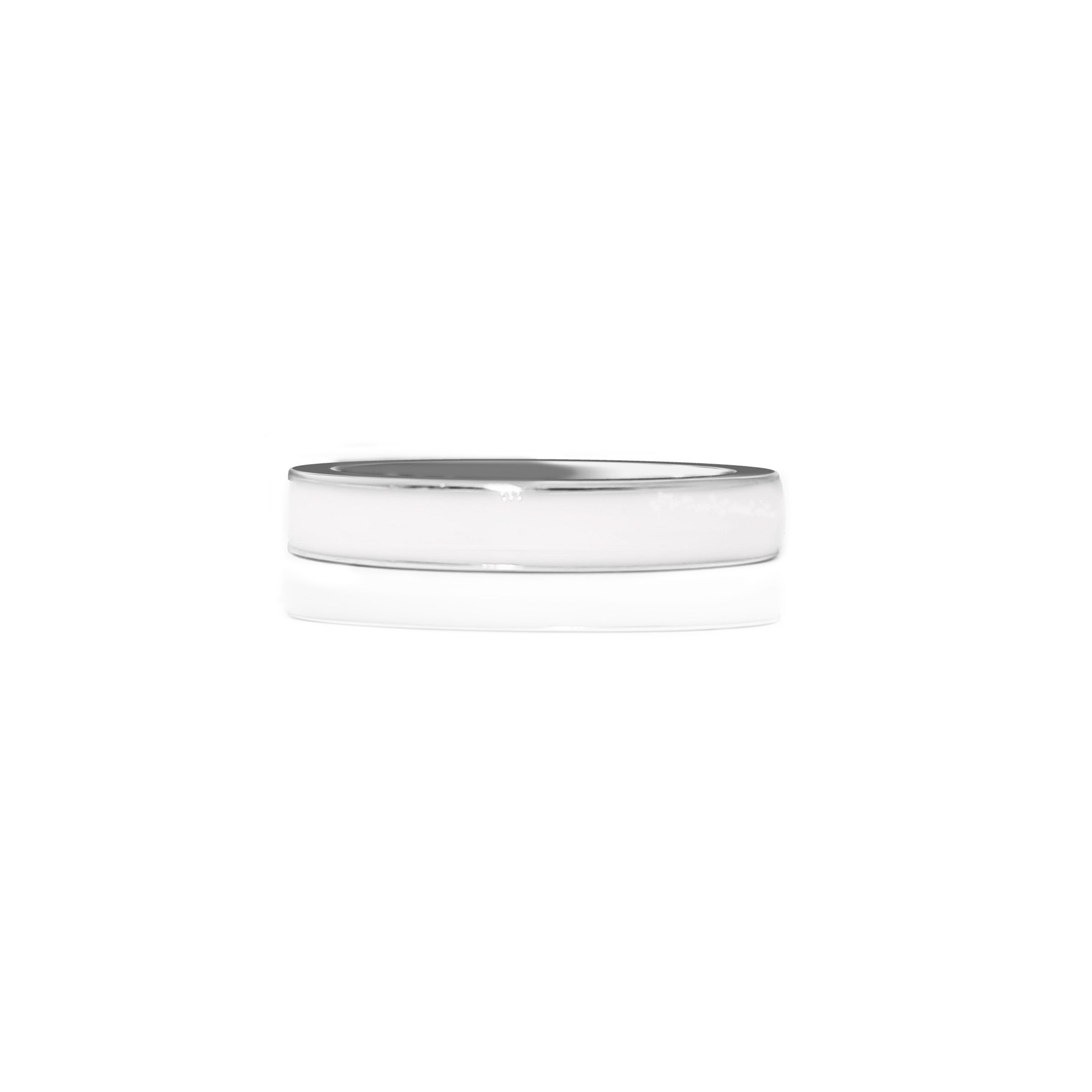 Eternal Bond Solid Gold Men's Ring - 4mm Width Channel Breastmilk Design - Perfect for Anniversaries, Weddings & Romantic Gifts