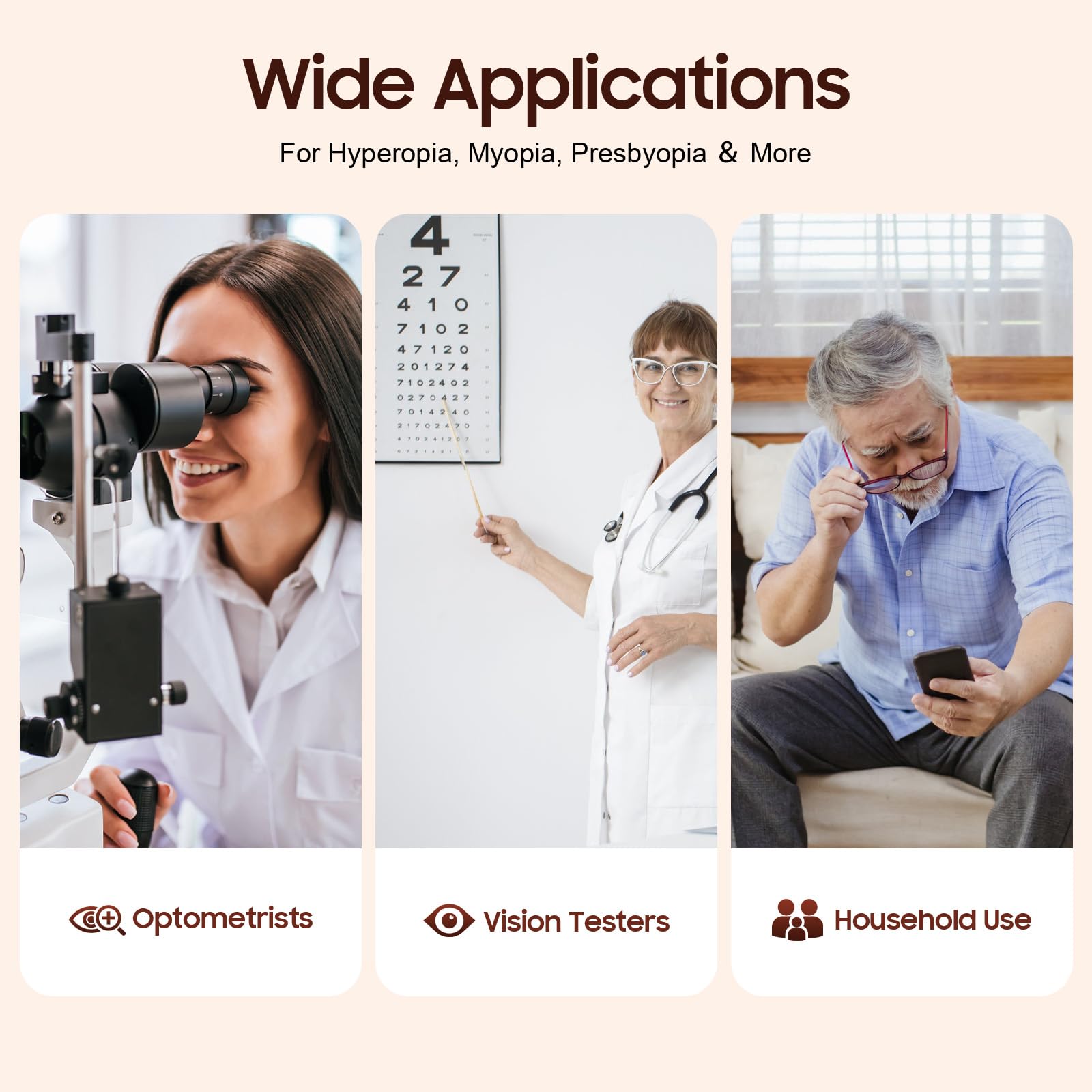 **Professional Optometry Rim Case Kit - 266 Lenses & 1 Trial Frame - Prescription Optical Lenses for Nearsightedness - Eye Protection Accessories for Optometrists & Vision Testers - Perfect for Home & Clinic Use**    *(Use Case: Ideal for optometrists, vision clinics, and home eye care to test and correct nearsightedness with precision.)*
