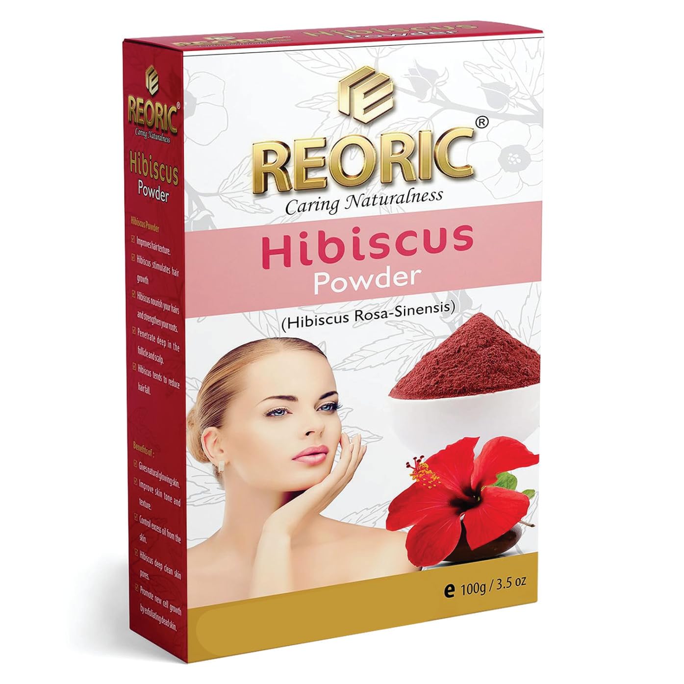 Reoric Reetha Amla Hibiscus Powder for Hair Growth - 300g (Pack of 3) | Natural Shikakai, Soap Nuts & Indian Gooseberry Powder | Herbal Hair Care for Dandruff, Dry Scalp & Shine | Perfect for DIY Shampoo, Hair Masks & Ayurvedic Treatments