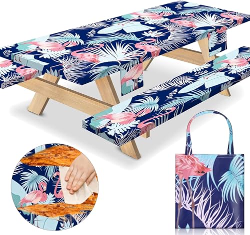 Purple Flamingos