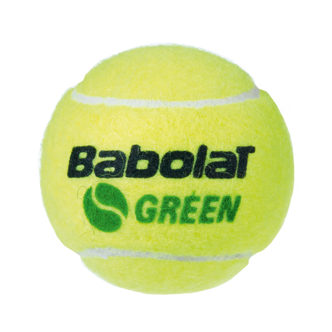 Babolat Green X 3 Tennis Balls - Premium Tennis Balls for Practice & Match Play - Ideal for Clay Courts & Training Sessions
