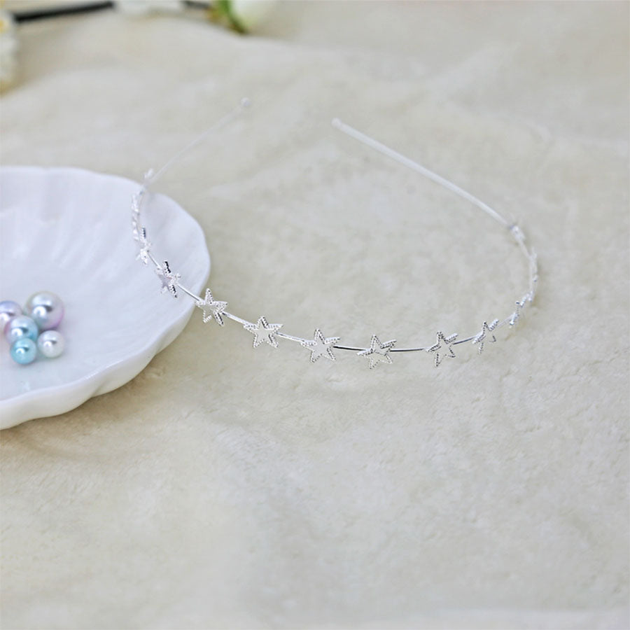Star Light Star Bright Gold Headband for Women - Elegant Hair Accessory for Parties, Weddings & Special Occasions