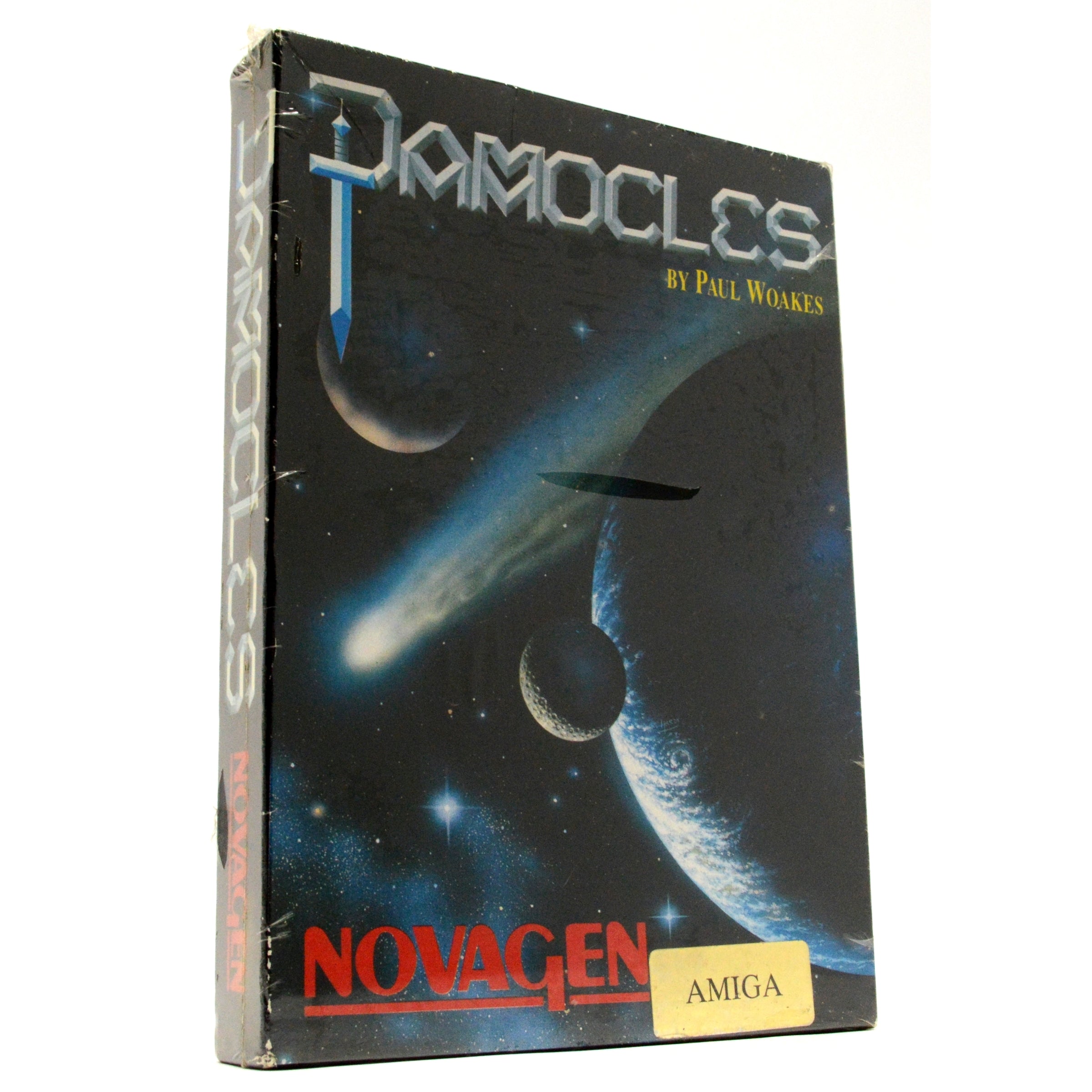 AMIGA DAMOCLES Classic Computer Game by Paul Woakes - NTSC Version - Factory Sealed - Retro Gaming Collectible for Vintage PC Enthusiasts