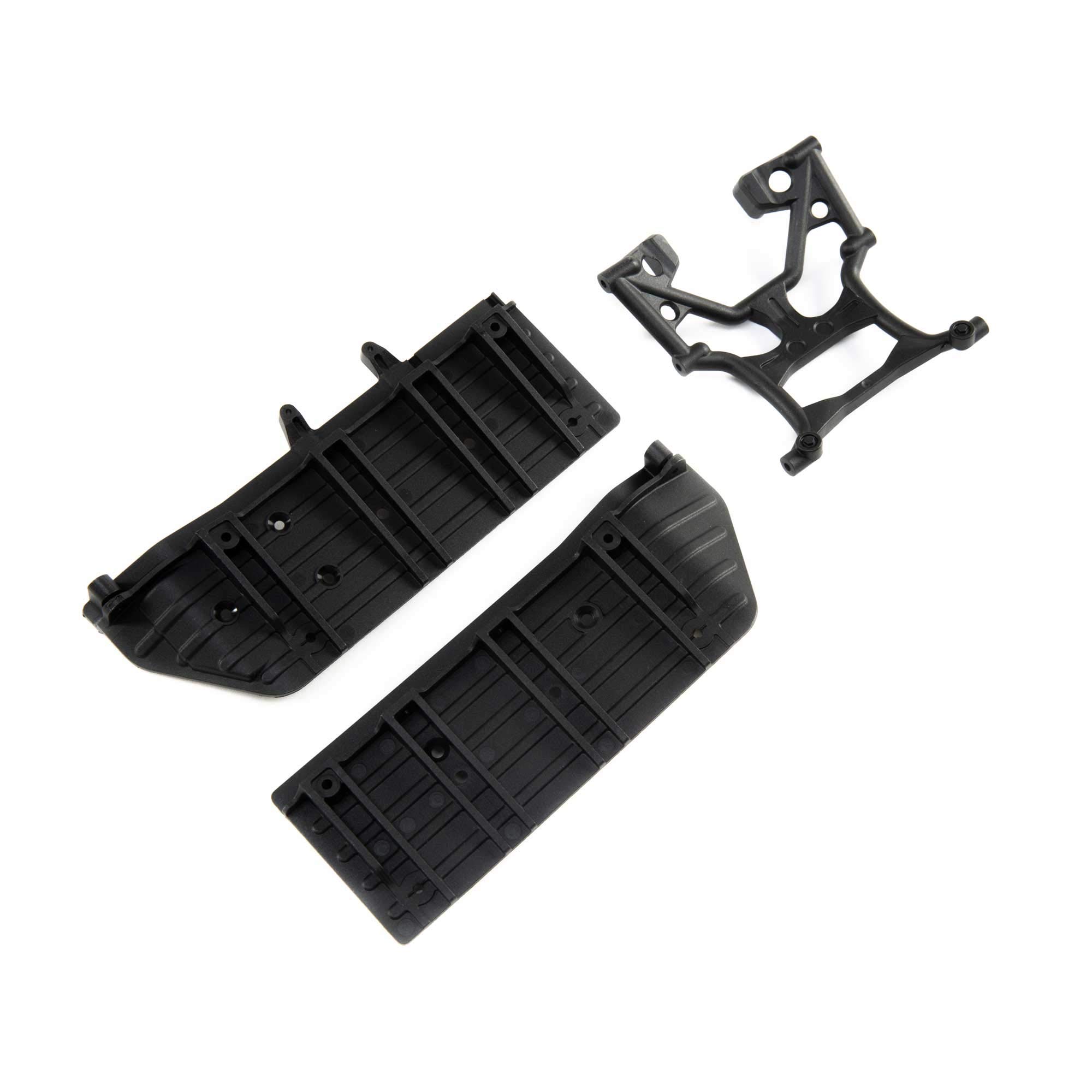 AXIAL SCX10 III Side Plates & Chassis Brace Kit (AXI231014) - Heavy-Duty Upgrade for Crawler RC Cars - Perfect for Off-Roading, Rock Crawling & Trail Adventures
